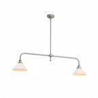 Modern Brass Pendant Light With Ceramic Shades for Dining Room — Ashbury Home & Living