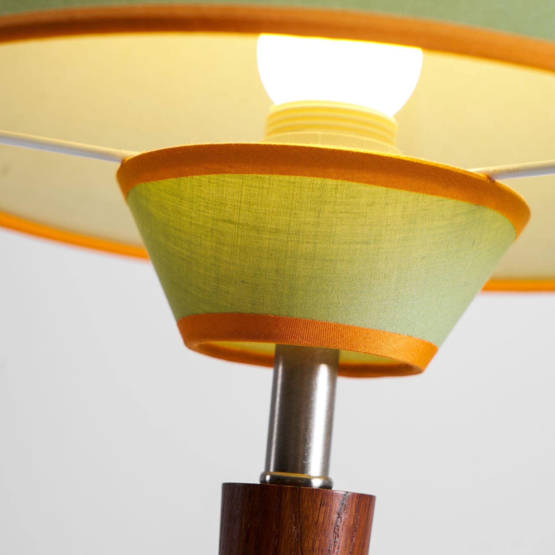 Modern Wood Table Lamp With Fabric Shade for Living Room — Ashbury Home & Living