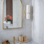 Modern Marble Wall Light With Warm LED Glow for Living Room — Ashbury Home & Living