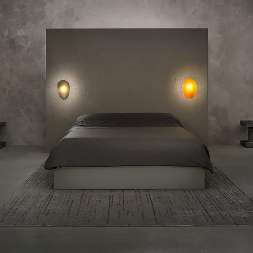 Modern Glass Wall Light With Warm Glass Shades — Ashbury Home & Living
