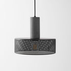 Industrial Concrete Pendant Light With Warm LED Glow — Ashbury Home & Living