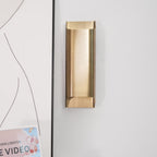 Modern Brass Wall Light With Warm LED Glow for Living Room — Ashbury Home & Living