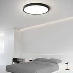 Minimalist Iron Flush Mount Ceiling Light With Slim Low-Profile Design — Ashbury Home & Living