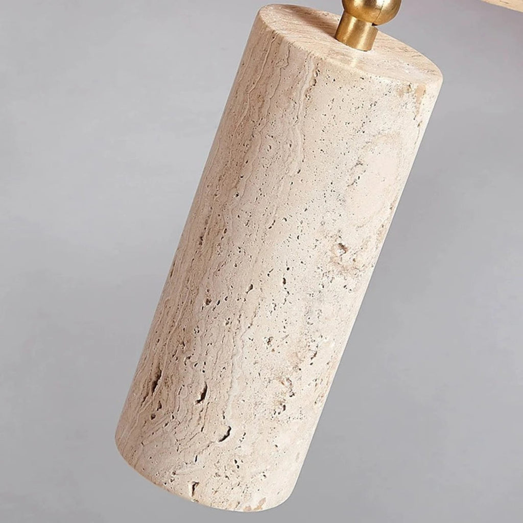 Modern Stone Linear Ceiling Light With Warm White Glow — Ashbury Home & Living