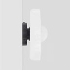 Scandinavian Glass Disc Ceiling Light With Flush Mount Design