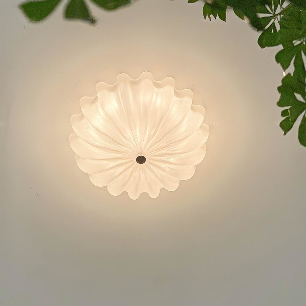 Vintage Glass Flush Mount Ceiling Light for Living Room — Ashbury Home & Living