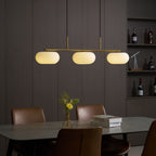 Modern Glass Pendant Light With Tri-Colour LED Glow — Ashbury Home & Living