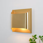 Modern Brass Wall Light With Warm LED Glow for Living Room — Ashbury Home & Living