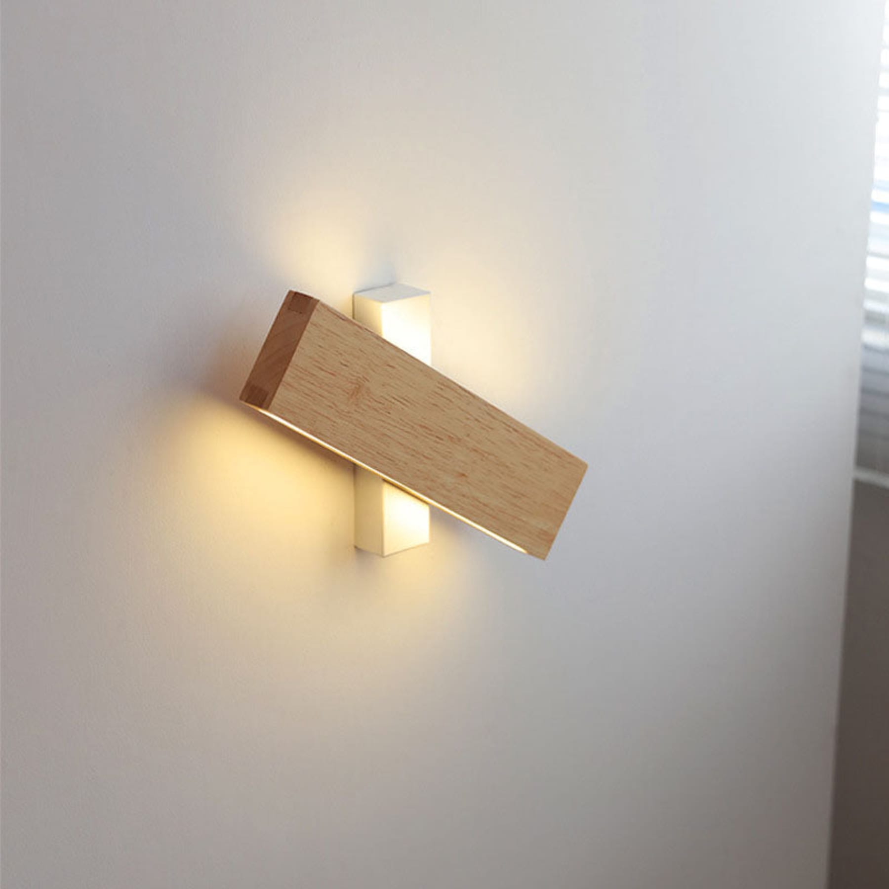Modern Wood Wall Light for Living Room and Bedroom — Ashbury Home & Living