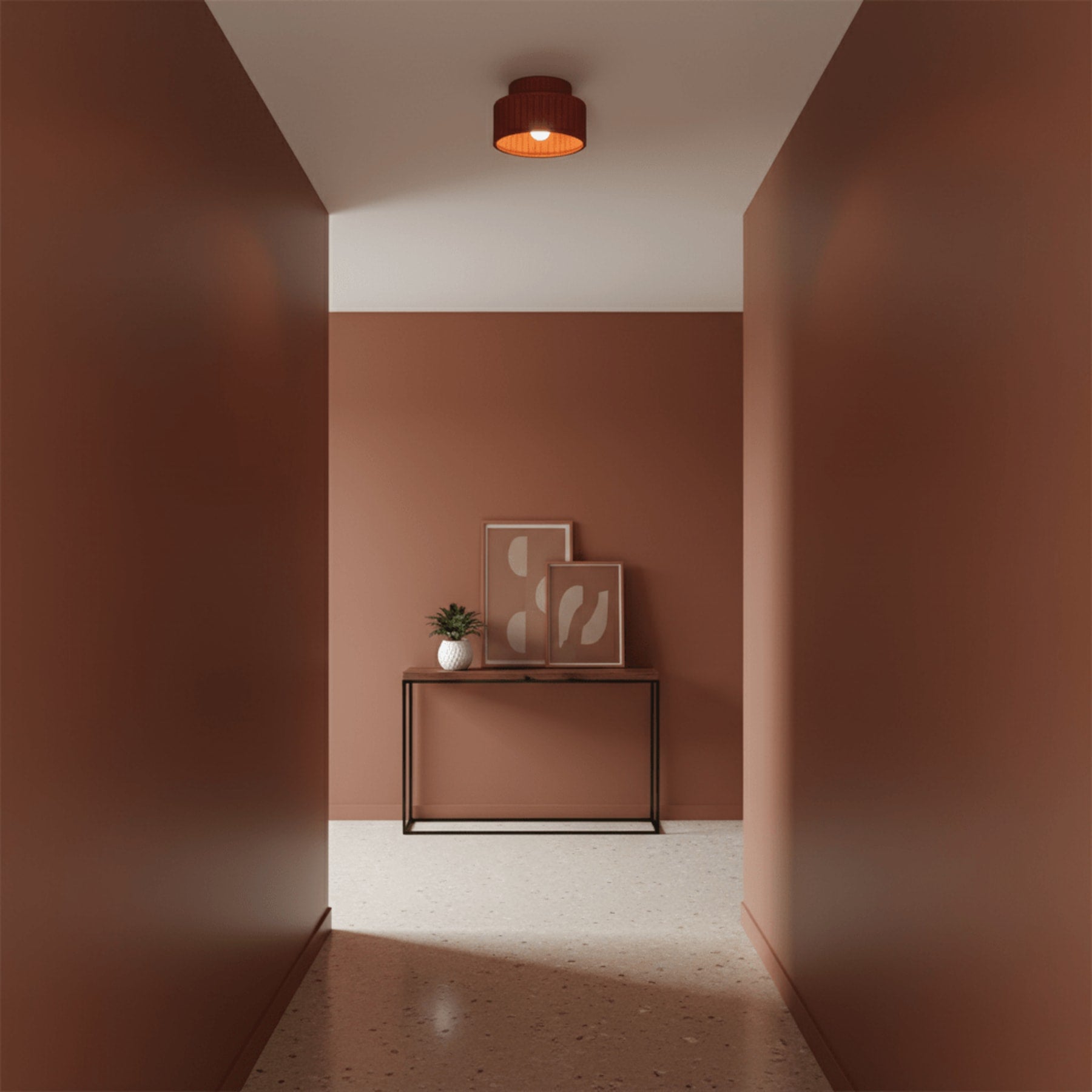 Modern Semi-Flush Ceiling Light for Living Room and Bedroom — Ashbury Home & Living
