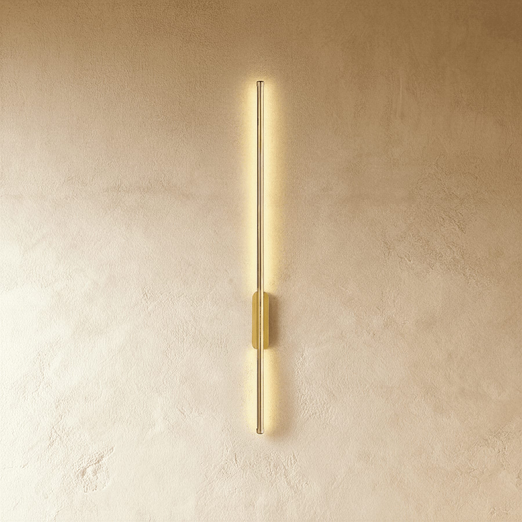 Modern Aluminium Wall Light for Living Room and Hallway in Gold — Ashbury Home & Living