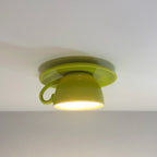 Modern Ceramic Semi-Flush Mount Ceiling Light — Ashbury Home & Living