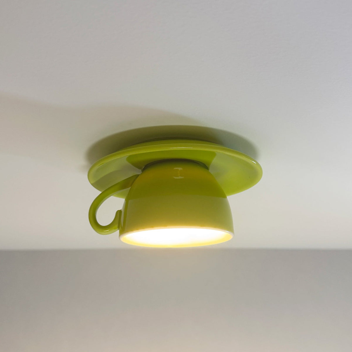 Modern Ceramic Semi-Flush Mount Ceiling Light — Ashbury Home & Living