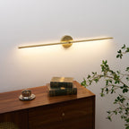 Minimalist Metal Linear Wall Light With Warm LED Glow — Ashbury Home & Living