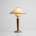 Modern Wood Table Lamp With Fabric Shade for Living Room — Ashbury Home & Living