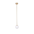 Modern Glass Pendant Light With Integrated LED for Dining Room — Ashbury Home & Living