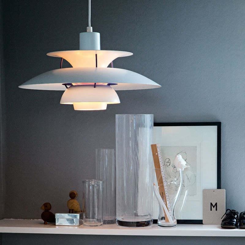 Scandinavian Metal Pendant Light With Adjustable Angle for Dining Room — Ashbury Home & Living