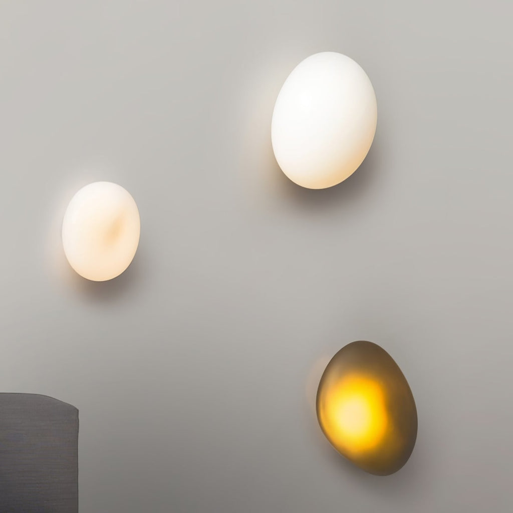 Modern Glass Wall Light With Warm Glass Shades — Ashbury Home & Living