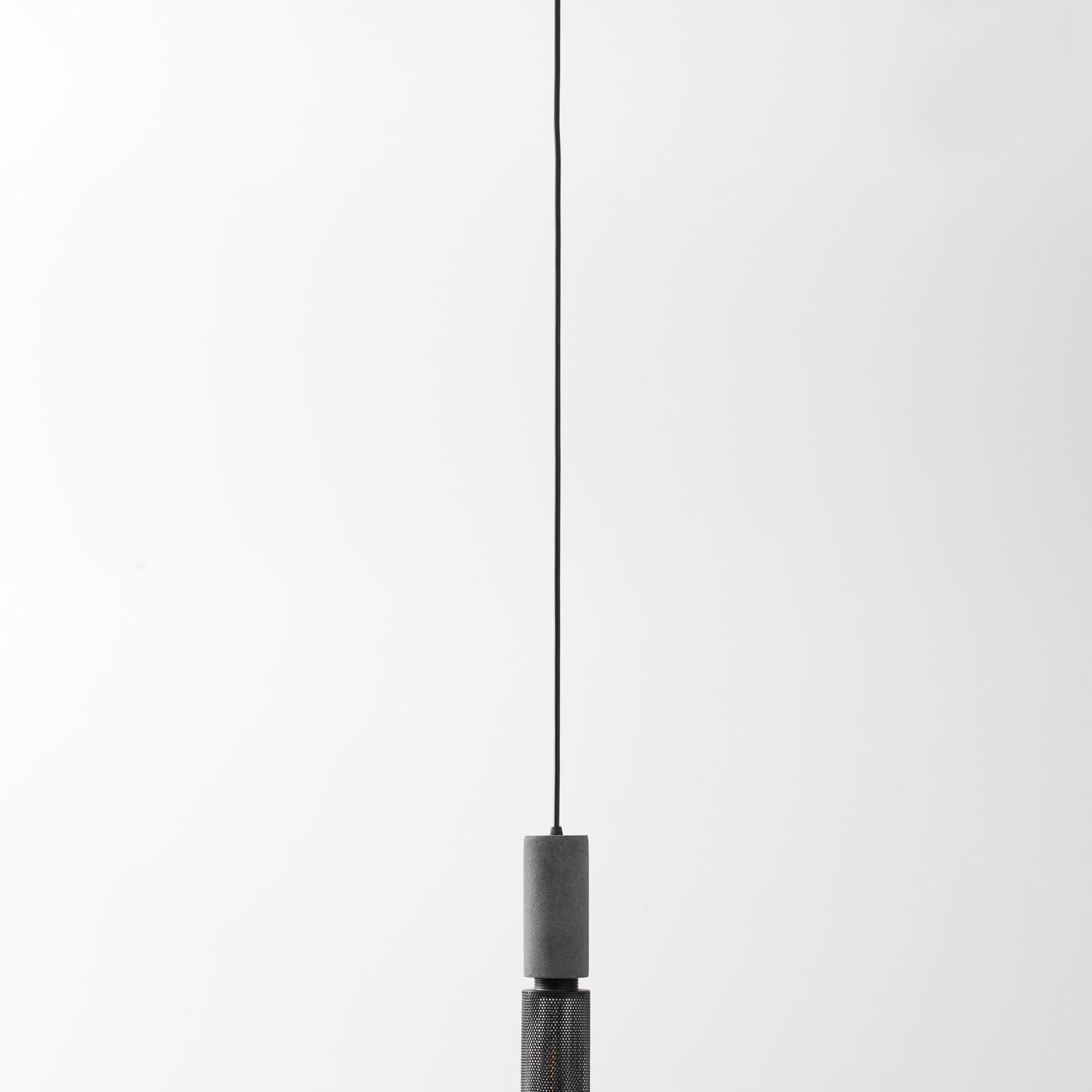 Industrial Concrete Pendant Light With Warm LED Glow — Ashbury Home & Living