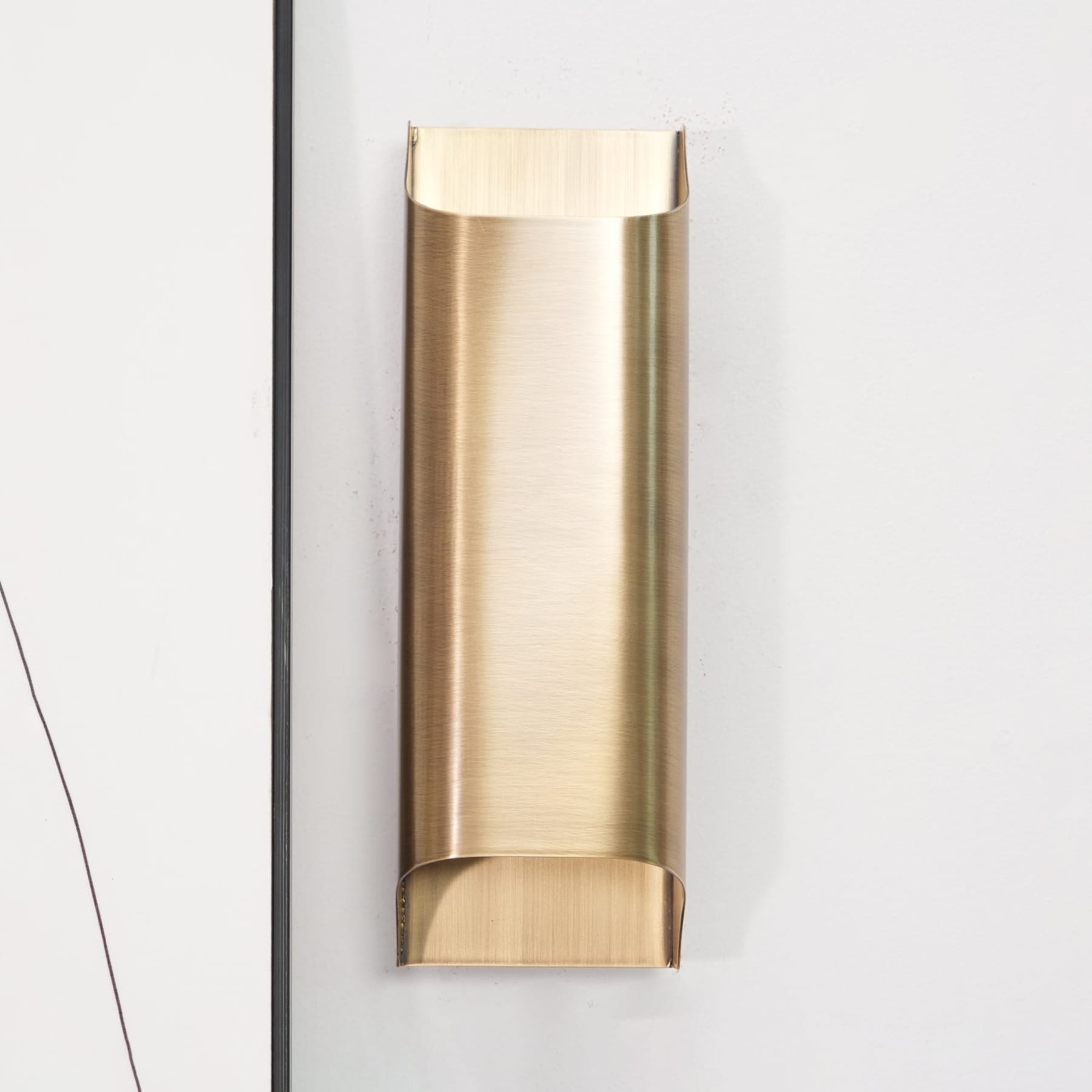 Modern Brass Wall Light With Warm LED Glow for Living Room — Ashbury Home & Living