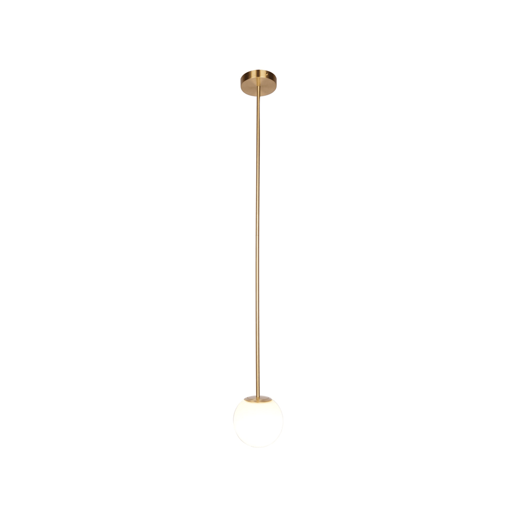 Modern Glass Pendant Light With Integrated LED for Dining Room — Ashbury Home & Living