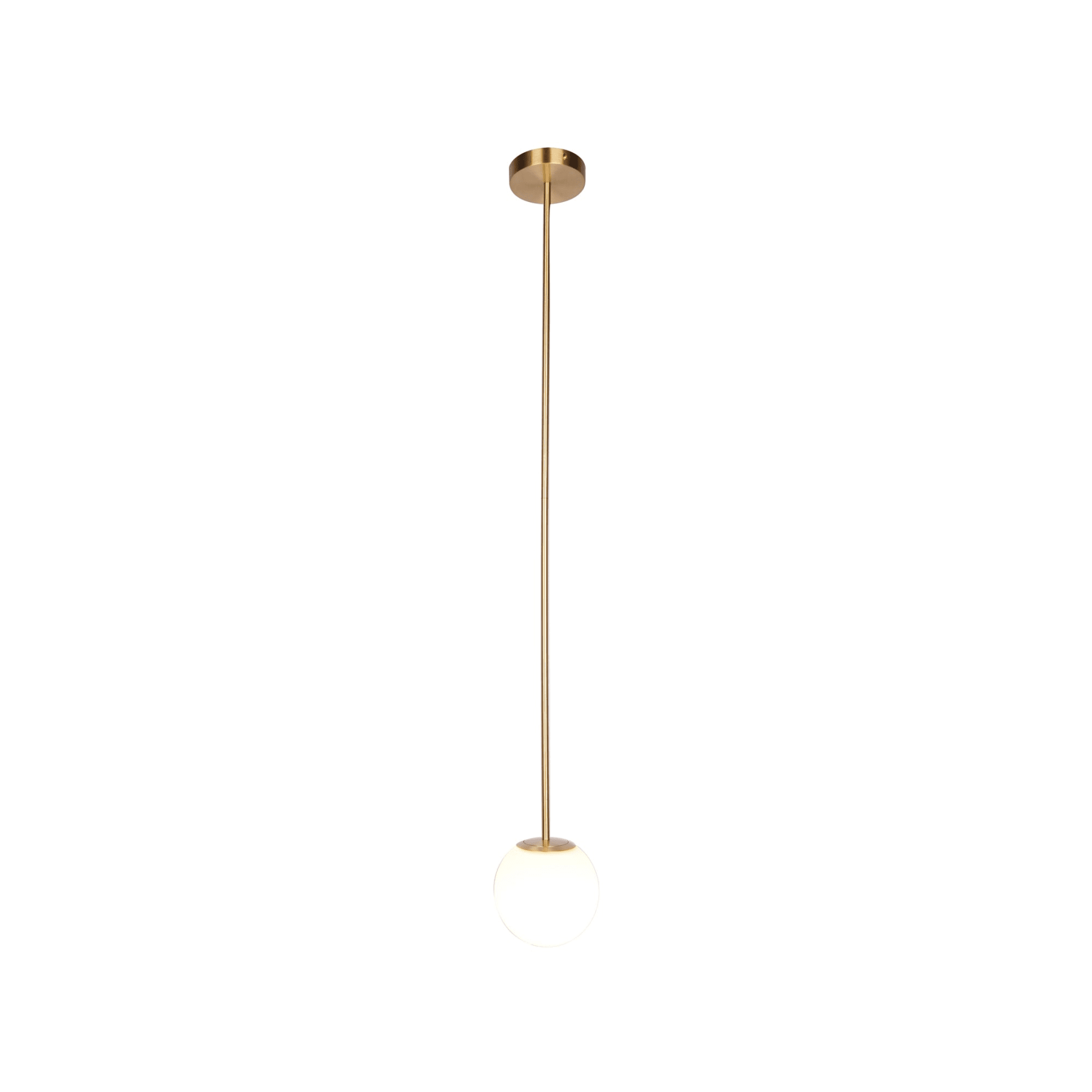 Modern Glass Pendant Light With Integrated LED for Dining Room — Ashbury Home & Living