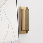 Modern Brass Wall Light With Warm LED Glow for Living Room — Ashbury Home & Living