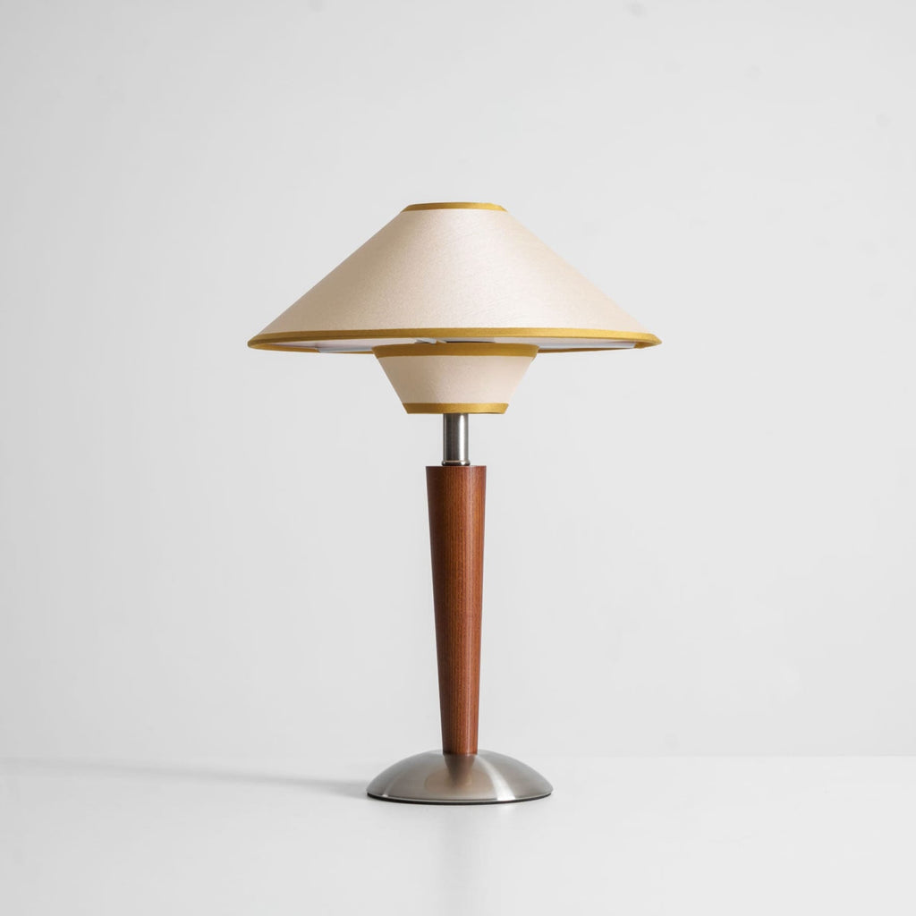 Modern Wood Table Lamp With Fabric Shade for Living Room — Ashbury Home & Living