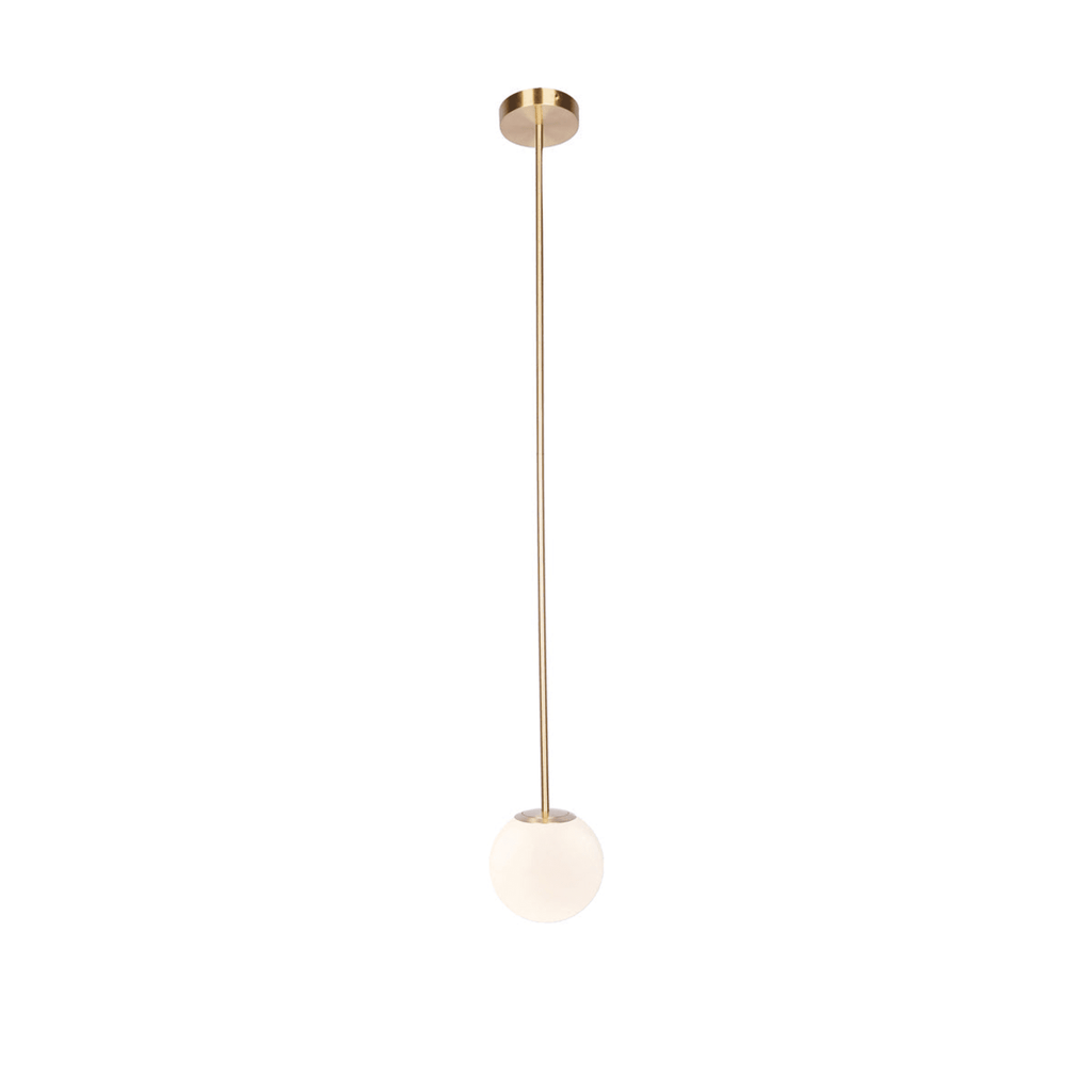 Modern Glass Pendant Light With Integrated LED for Dining Room — Ashbury Home & Living