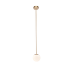Modern Glass Pendant Light With Integrated LED for Dining Room — Ashbury Home & Living
