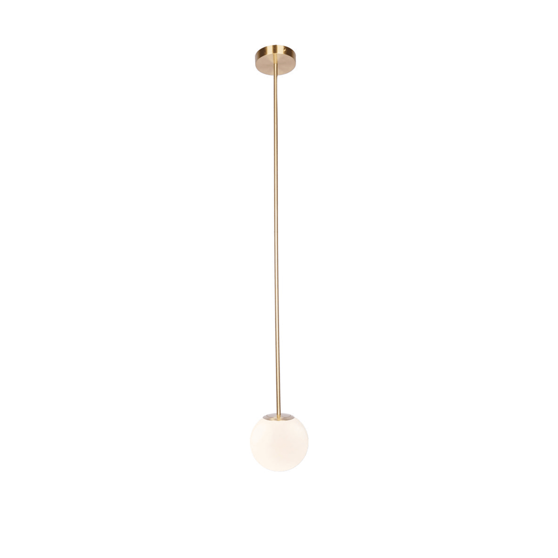 Modern Glass Pendant Light With Integrated LED for Dining Room — Ashbury Home & Living