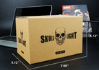 Skull Night Light LED Colour Changing Table Lamp Rechargeable Silicone Skull Lamp with Remote Control and Timer Gothic Halloween Decor for Bedroom