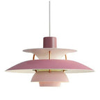 Scandinavian Metal Pendant Light With Adjustable Angle for Dining Room in Shades of Purple — Ashbury Home & Living