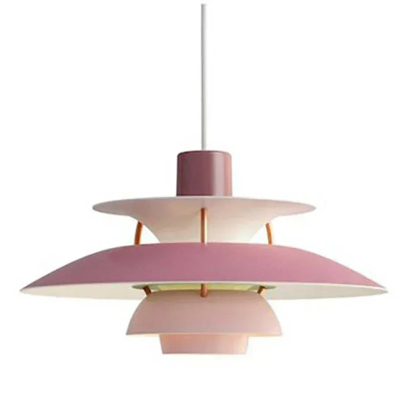 Scandinavian Metal Pendant Light With Adjustable Angle for Dining Room in Shades of Purple — Ashbury Home & Living