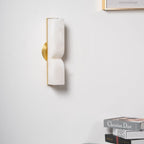 Modern Marble Wall Light With Warm LED Glow for Living Room — Ashbury Home & Living