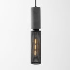 Industrial Concrete Pendant Light With Warm LED Glow — Ashbury Home & Living