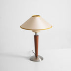 Modern Wood Table Lamp With Fabric Shade for Living Room — Ashbury Home & Living