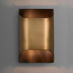 Modern Brass Wall Light With Warm LED Glow for Living Room — Ashbury Home & Living