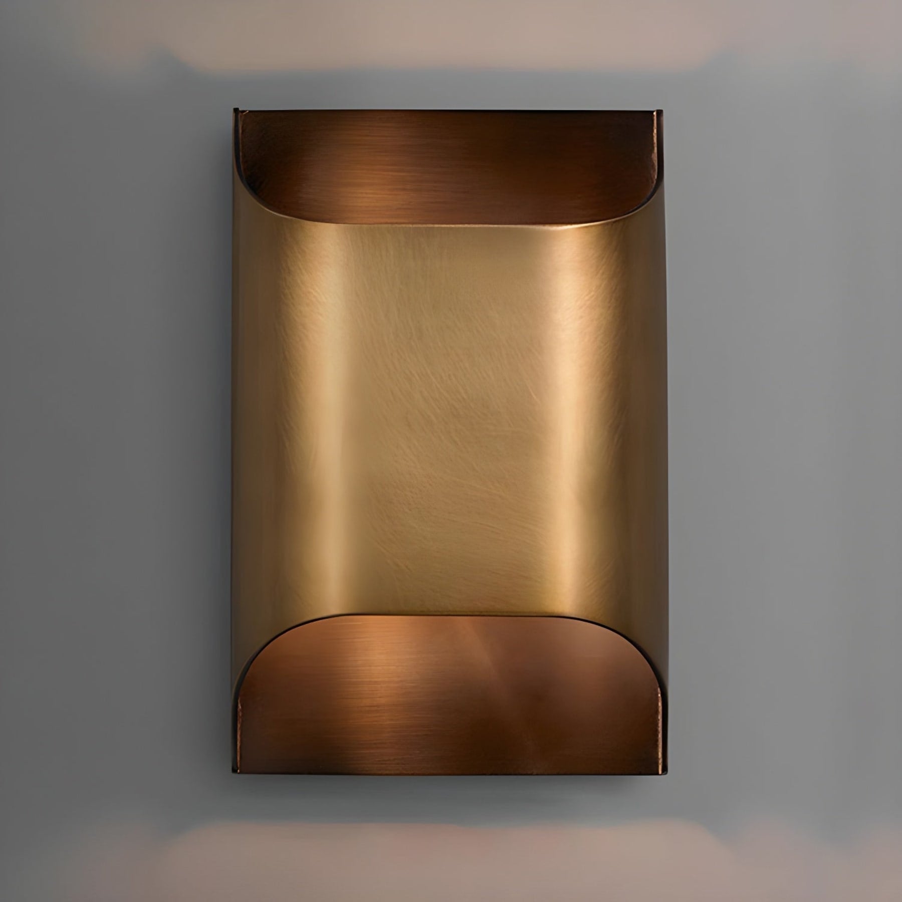 Modern Brass Wall Light With Warm LED Glow for Living Room — Ashbury Home & Living