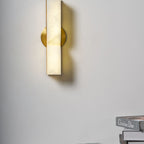 Modern Marble Wall Light With Warm LED Glow for Living Room — Ashbury Home & Living