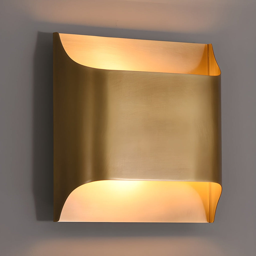 Modern Brass Wall Light With Warm LED Glow for Living Room — Ashbury Home & Living