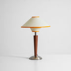 Modern Wood Table Lamp With Fabric Shade for Living Room — Ashbury Home & Living
