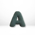 Alphabet Letter Cushion Soft Velvet Look Decorative Letter Pillow Personalised Initial Cushion for Sofa | Bed and Kids Room