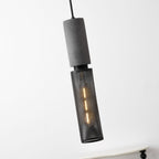 Industrial Concrete Pendant Light With Warm LED Glow — Ashbury Home & Living