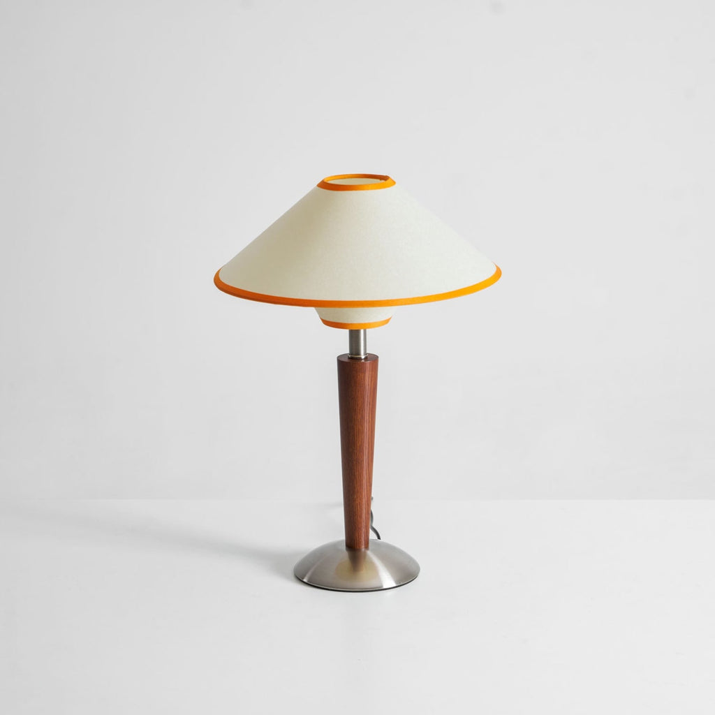 Modern Wood Table Lamp With Fabric Shade for Living Room — Ashbury Home & Living