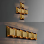 Modern Brass Wall Light With Warm LED Glow for Living Room — Ashbury Home & Living