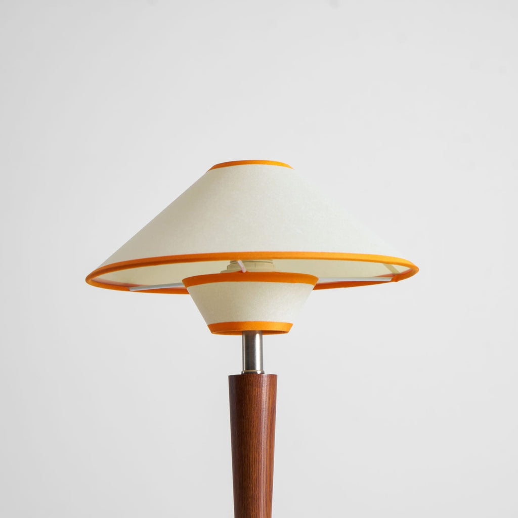 Modern Wood Table Lamp With Fabric Shade for Living Room — Ashbury Home & Living