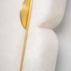 Modern Marble Wall Light With Warm LED Glow for Living Room — Ashbury Home & Living