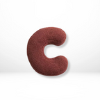 Alphabet Letter Cushion Soft Velvet Look Decorative Letter Pillow Personalised Initial Cushion for Sofa | Bed and Kids Room