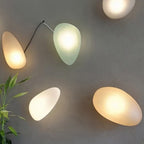 Modern Glass Wall Light With Warm Glass Shades — Ashbury Home & Living